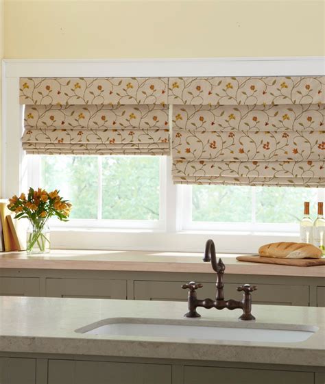 integrated aluminum valance vs classic fabric roman shades|distressed roman shades.